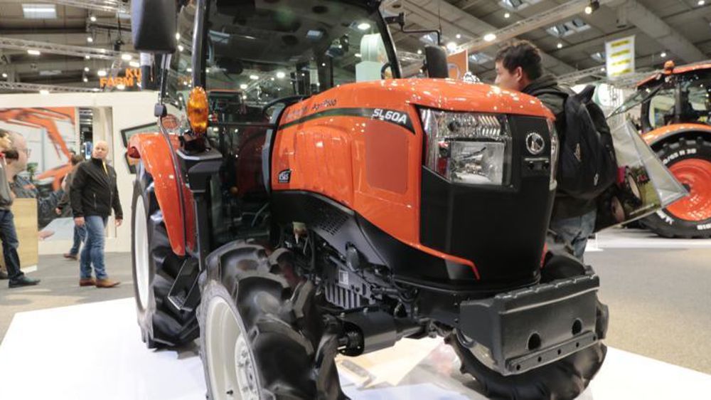 Le tracteur robotisé Kubota, dévoilé lors d’Agritechnica. © C. Le Gall/GFA